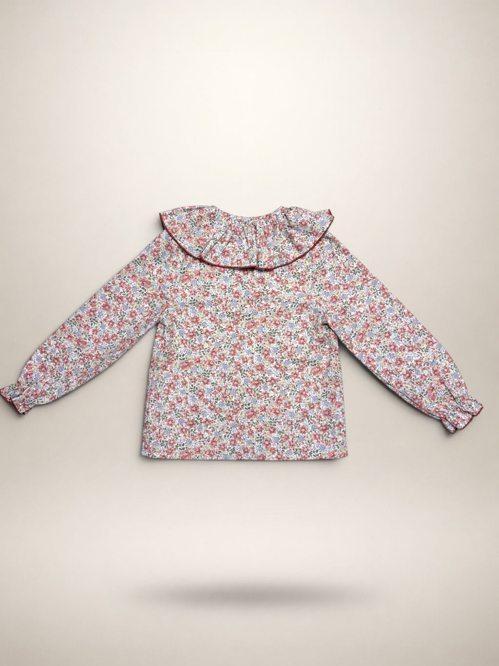 Pink Blouse With Floral Print