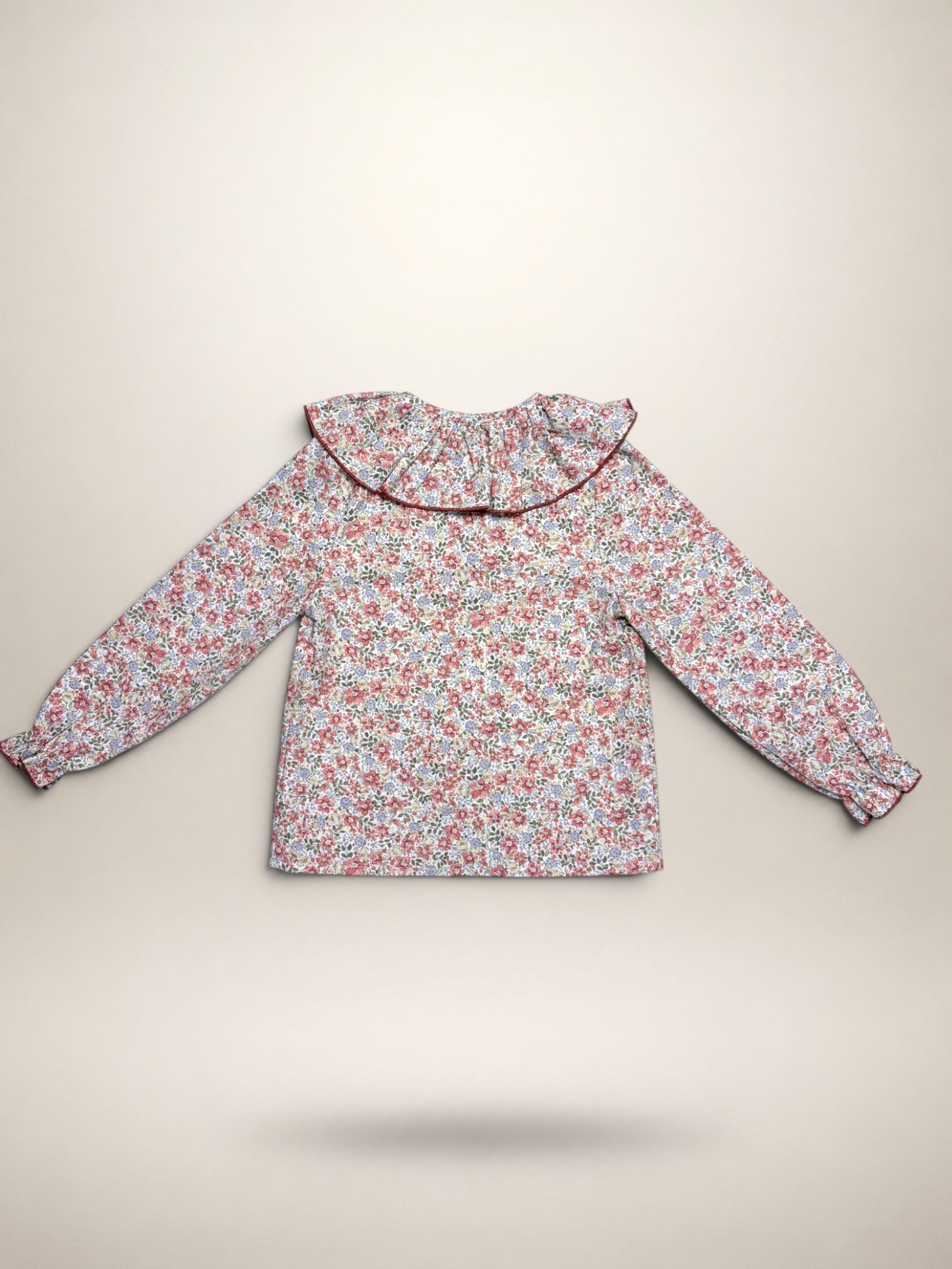 Pink Blouse With Floral Print