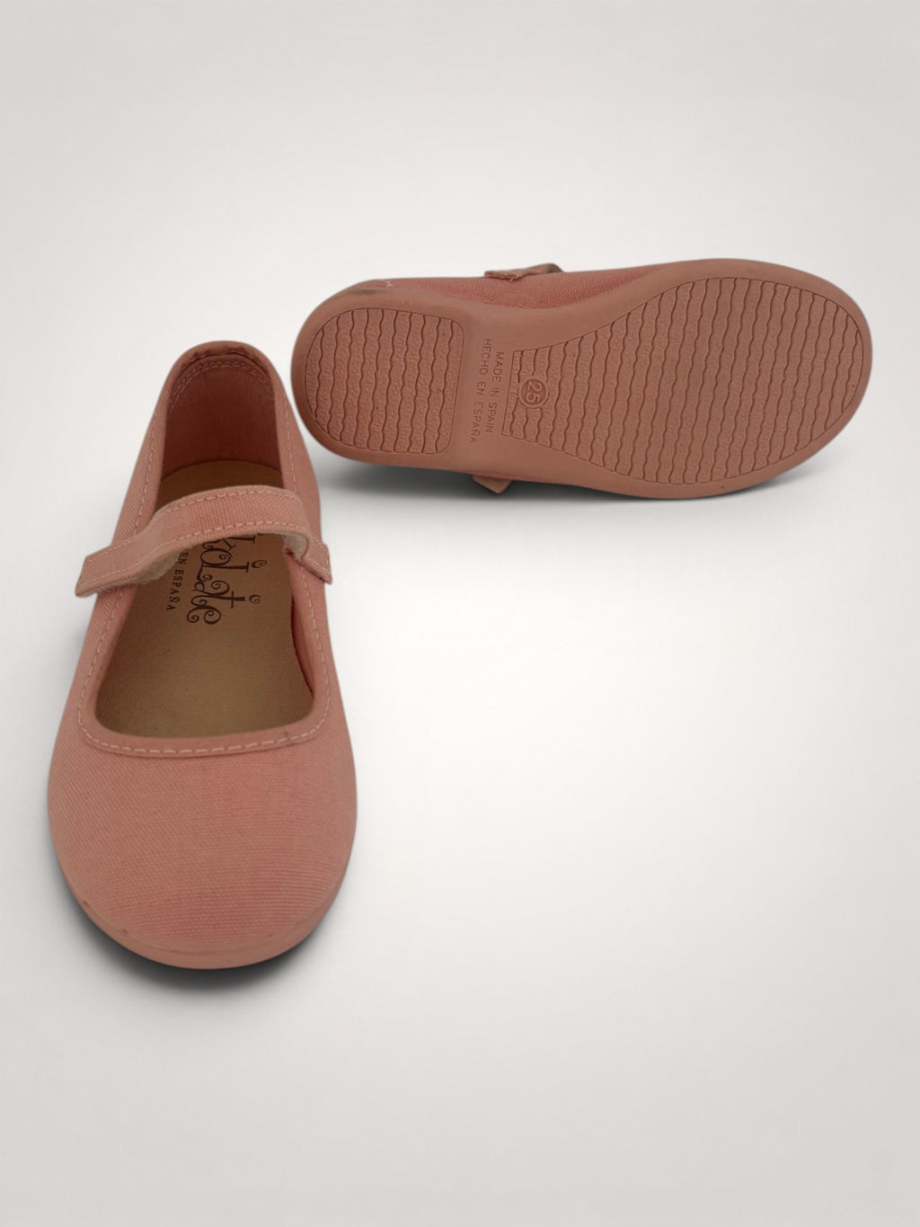 Salmon Mary Jane Canvas