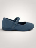 Soft Slate Blue Mary Jane Canvas