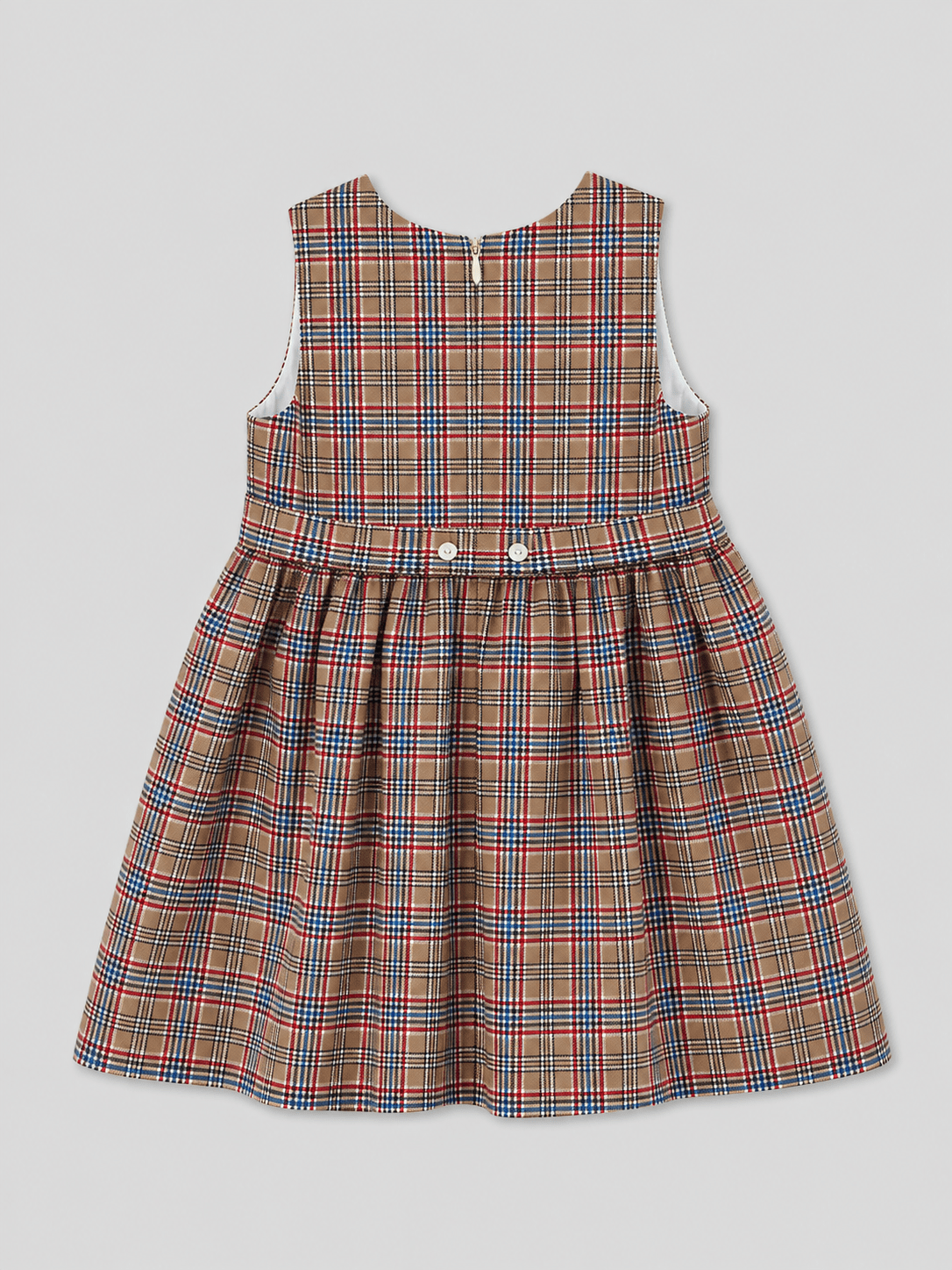 Plaid Tartan Dress - Mi Nina Kids