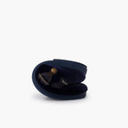 Pisamonas navy-blue velvet Mary Jane - Mi Nina Kids