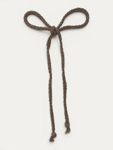 Long Braided Camel Cotton Hair Cord for Girls - Mi Nina Kids