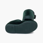 Pisamonas green velvet Mary Jane - Mi Nina Kids