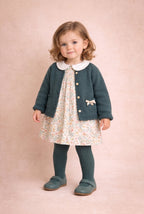 Merino Wool Knit Cardigan - Mi Nina Kids