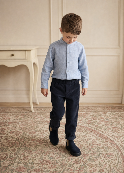 Blue Cotton Shirt