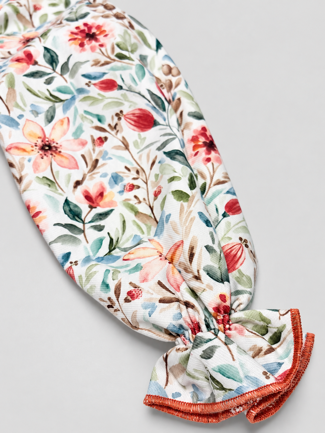 Clara Orange Dress With Floral Print