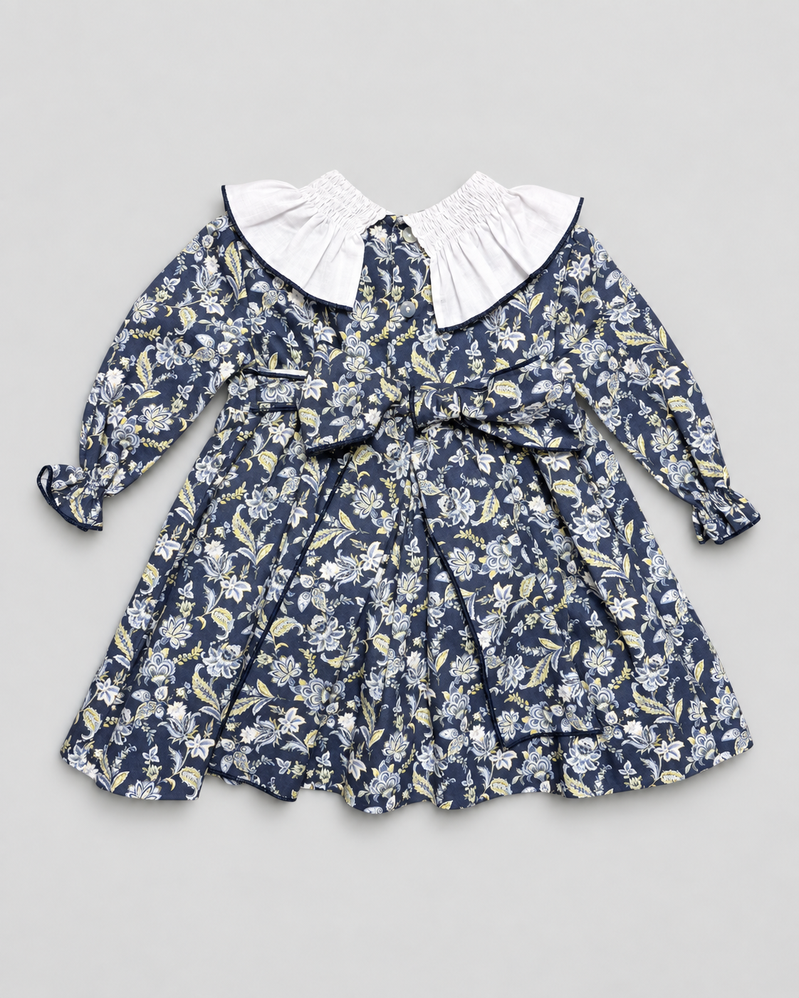 Clara Paisley Blue Dress With Paisley Print