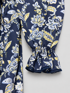 Clara Paisley Blue Dress With Paisley Print