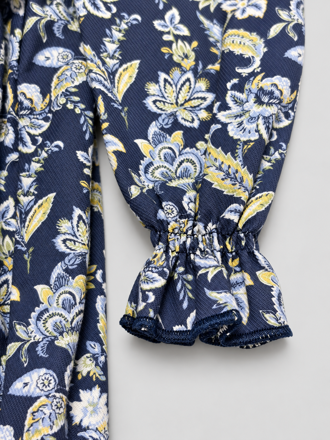 Clara Paisley Blue Dress With Paisley Print