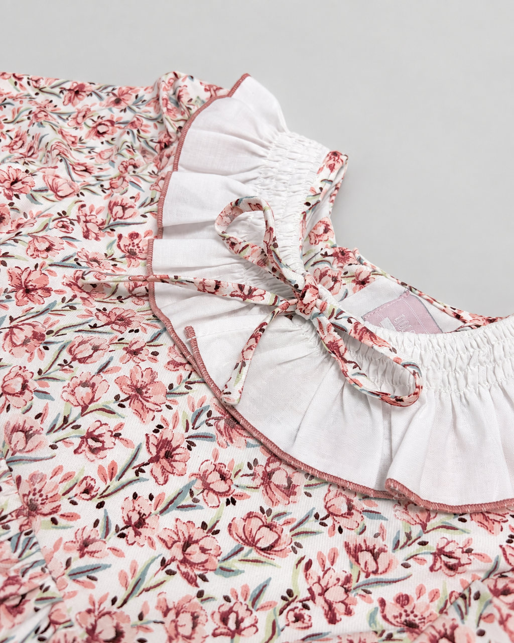 Clara Terracotta Dress With Floral Print