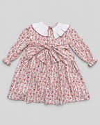 Clara Terracotta Dress With Floral Print